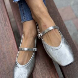 Merceditas de Piel Bryan Stepwise color plata