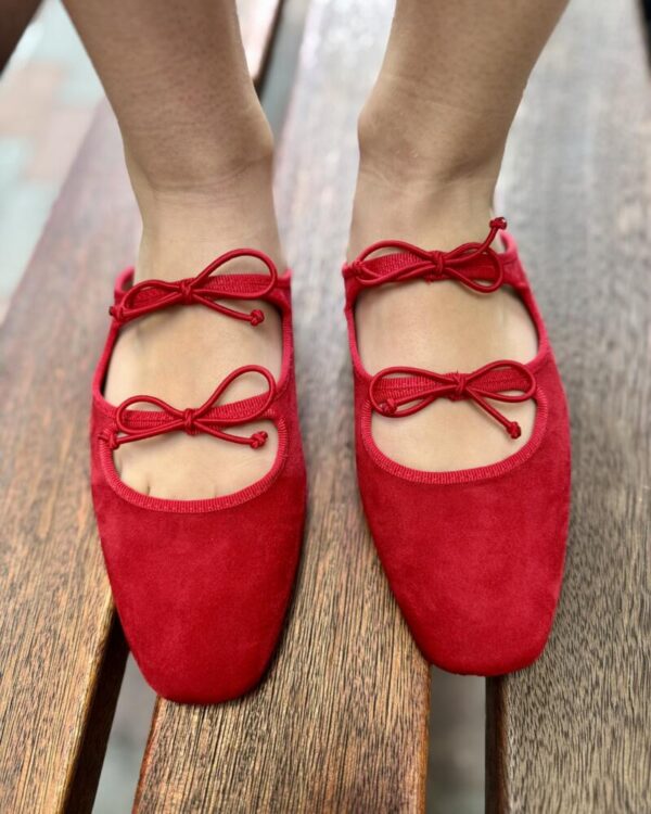 Mules rojos en antelina
