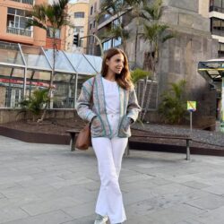 Chaqueta Guateada Estampada