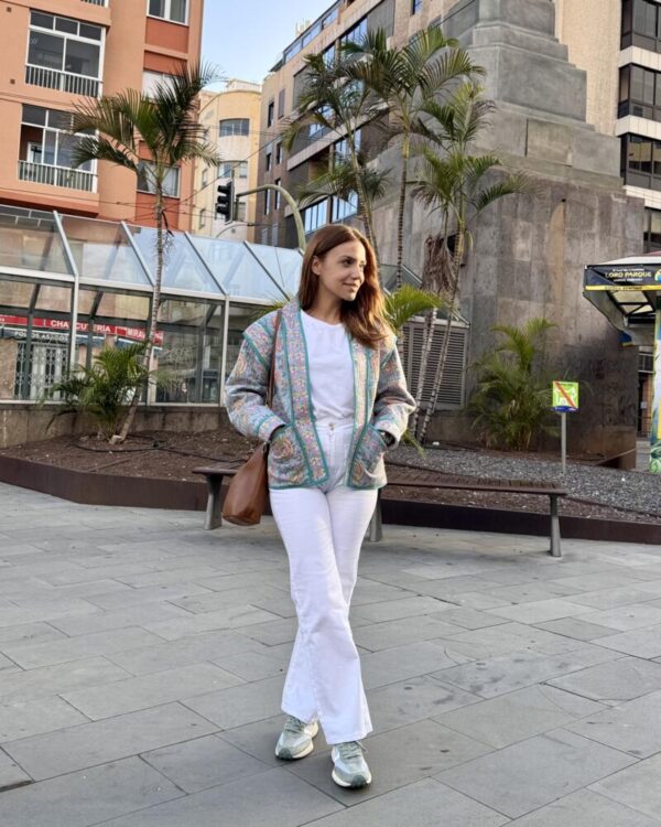 Chaqueta Guateada Estampada