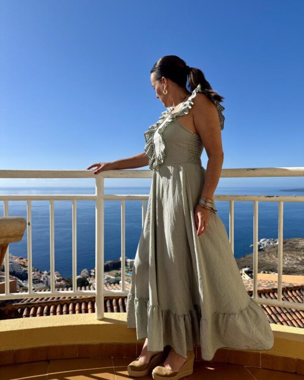 Vestido vichy volante - Imagen 2
