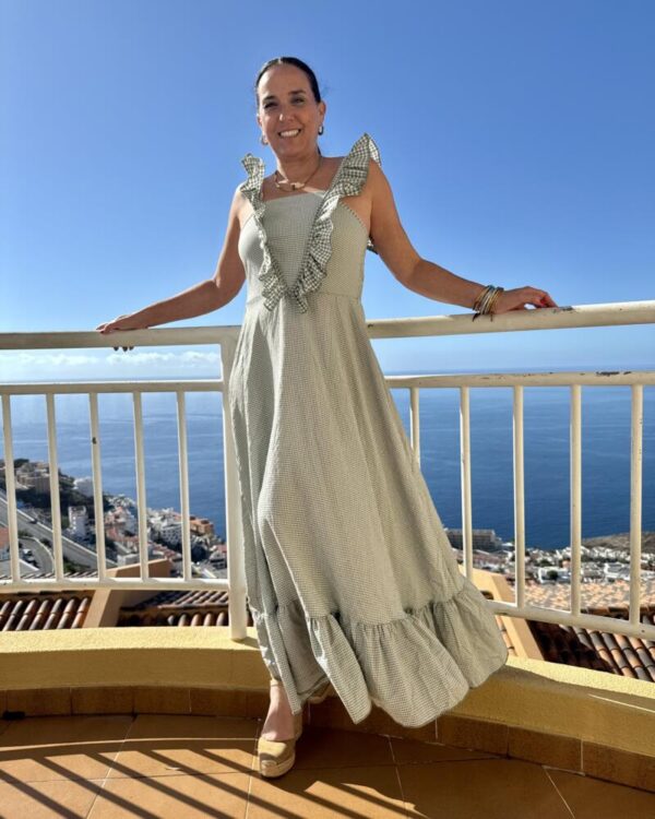 Vestido vichy volante - Imagen 4