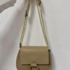 Bolso cuero color taupe - Imagen 2