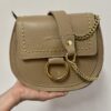 Bolso cuero color taupe - Imagen 3
