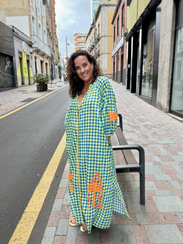 Kaftán Alma Tropical Verde